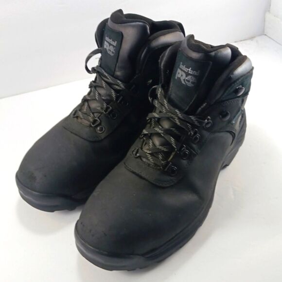 Timberland PRO Men's Flume Mid Steel Safety Toe Waterproof Industrial Work Boot. - Picture 5 of 13